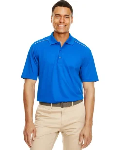 Core 365 88181R - Men's Radiant Performance Piqué Polo with Reflective Piping