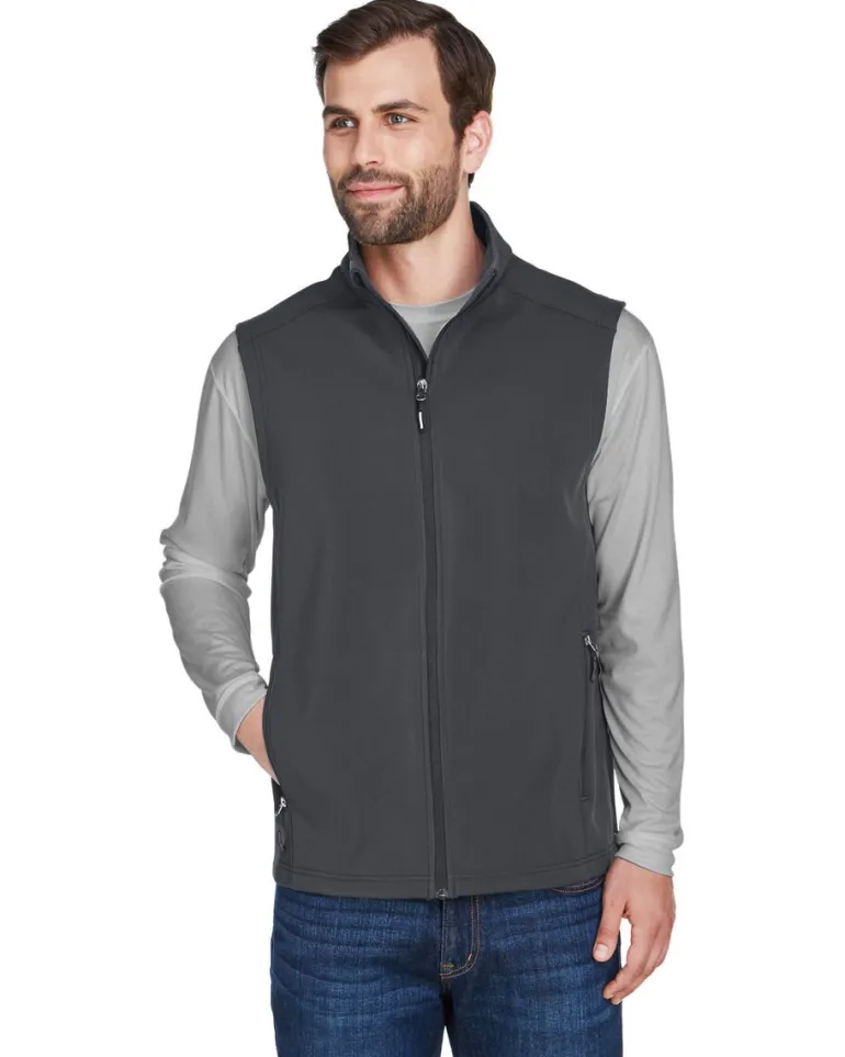 Core365 CE701 - Men's Cruise Two-Layer Fleece Bonded Soft Shell Vest