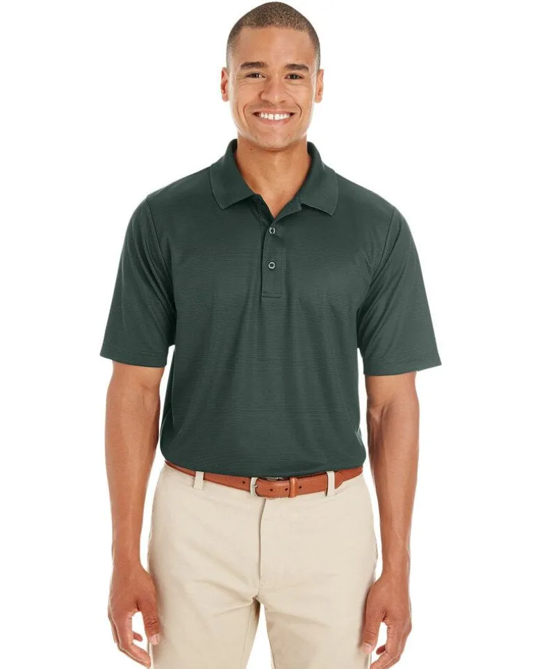 Core365 CE102 - Men's Express Microstripe Performance Piqué Polo