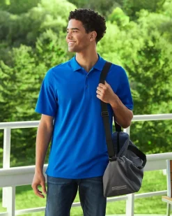 Core365 CE104 - Men's Market Snag Protect Mesh Polo
