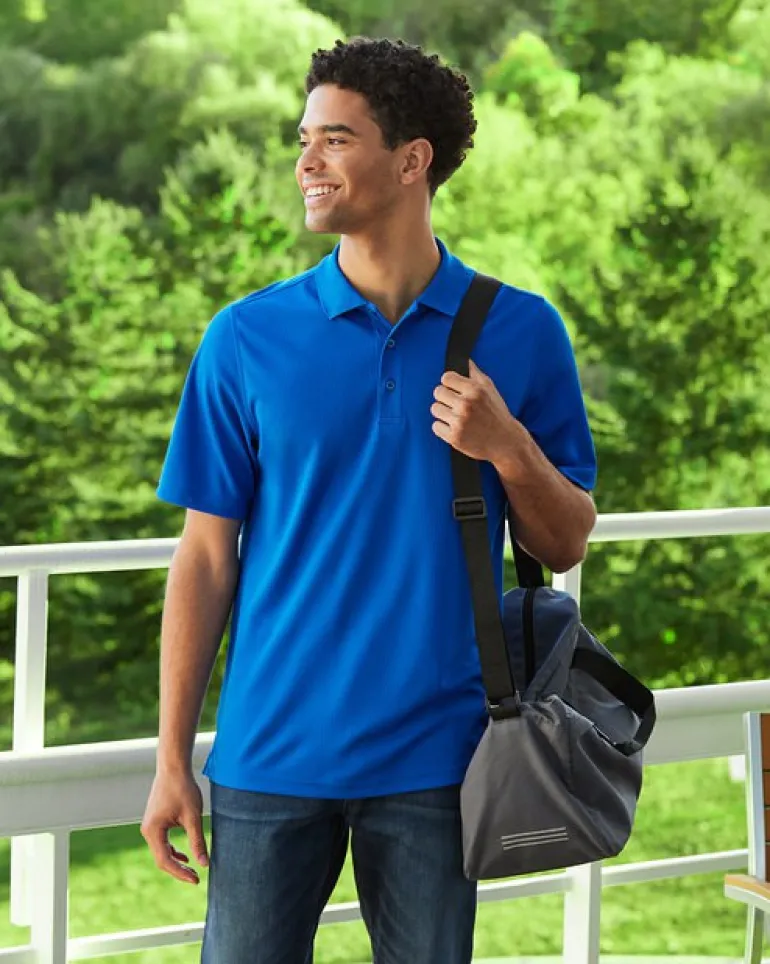 Core365 CE104 - Men's Market Snag Protect Mesh Polo