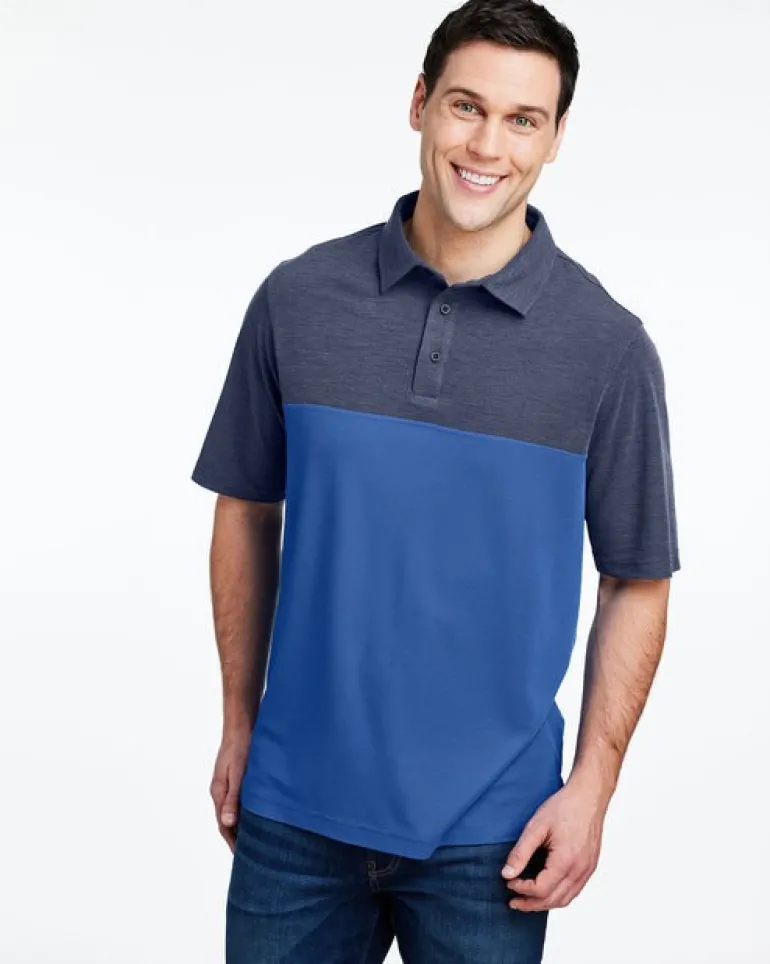Core365 CE112C - Men's Fusion ChromaSoft Colorblock Polo