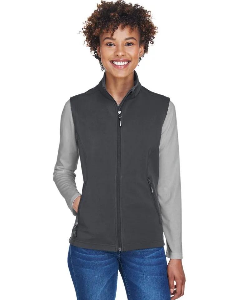 Core365 CE701W - Ladies Cruise Two-Layer Fleece Bonded Soft Shell Vest