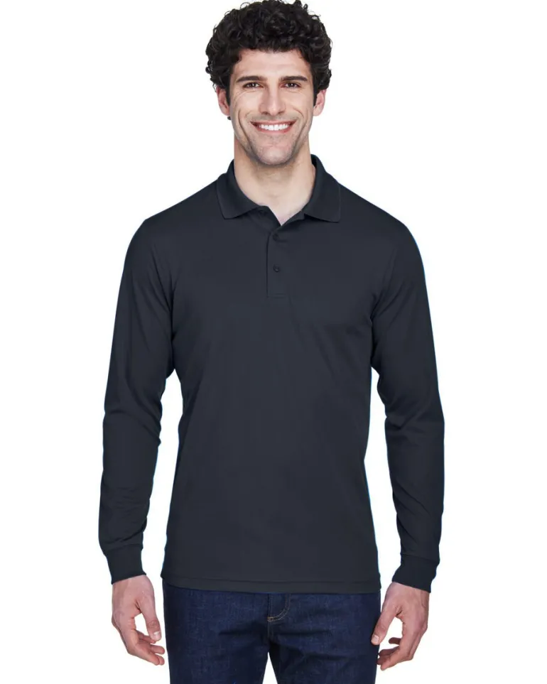 Core365 88192T - Pinnacle Core 365™ Men's Performance Long Sleeve Pique Polos