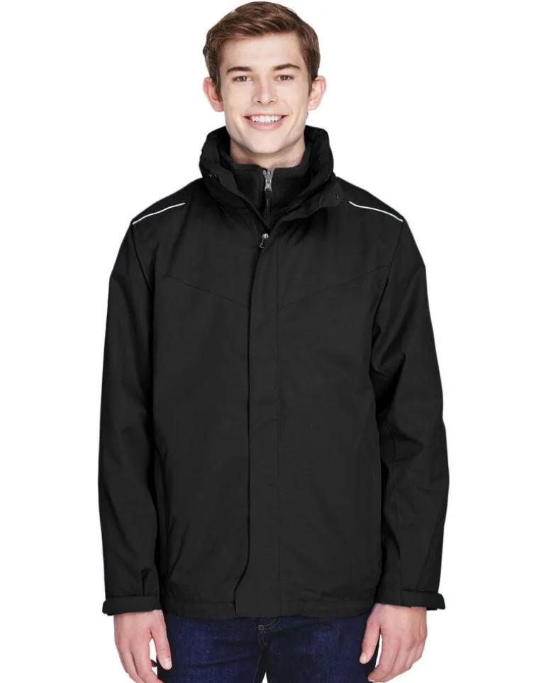 Core365 88205T - Region Men's Tall 3-In-1 Jackets With Fleece Liner