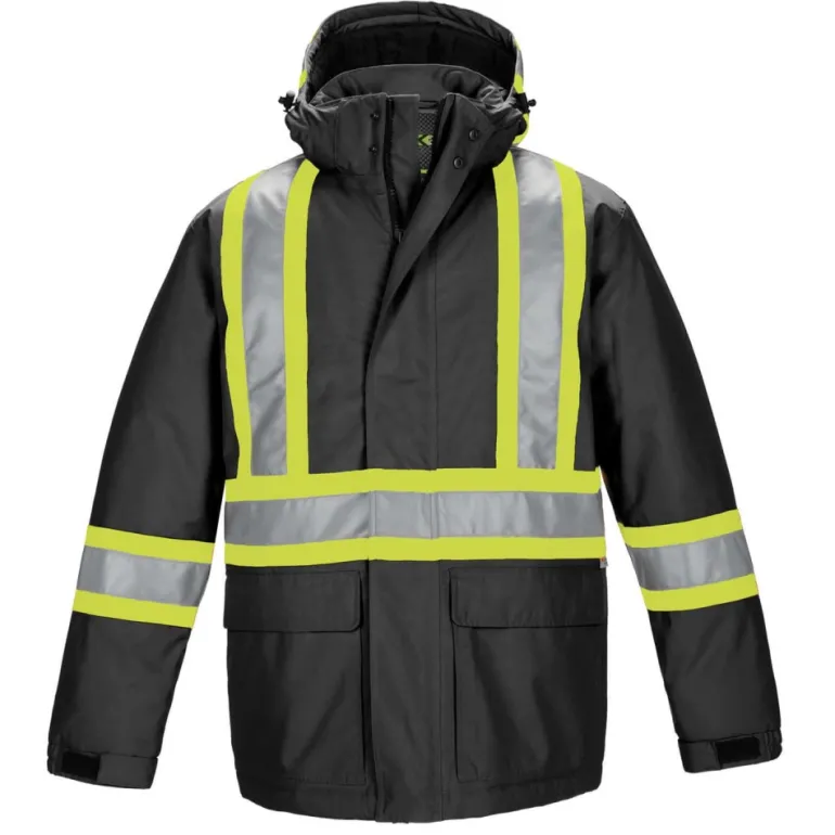 CX2 HiVis L01250 - Armour Polyester Canvas Hi-Vis Parka