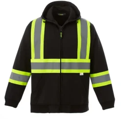 CX2 Hivis L00682 - Freedom Hi-Vis Full Zip Fleece Hoodie