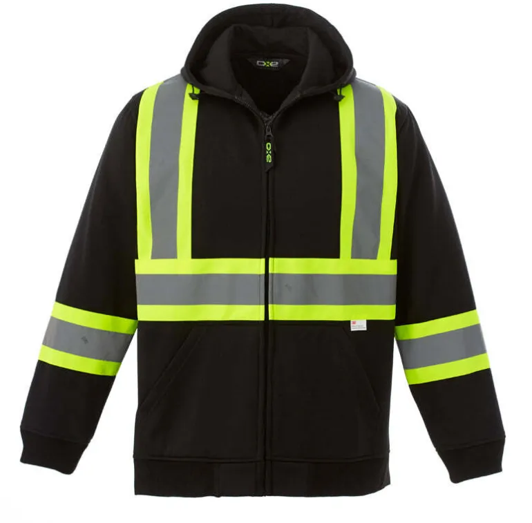 CX2 Hivis L00682 - Freedom Hi-Vis Full Zip Fleece Hoodie