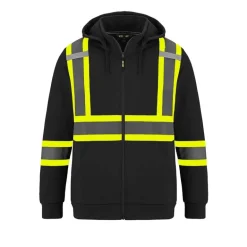 CX2 HiVis L01380 - Infinity Hi-Vis Polyester Full Zip Hodie
