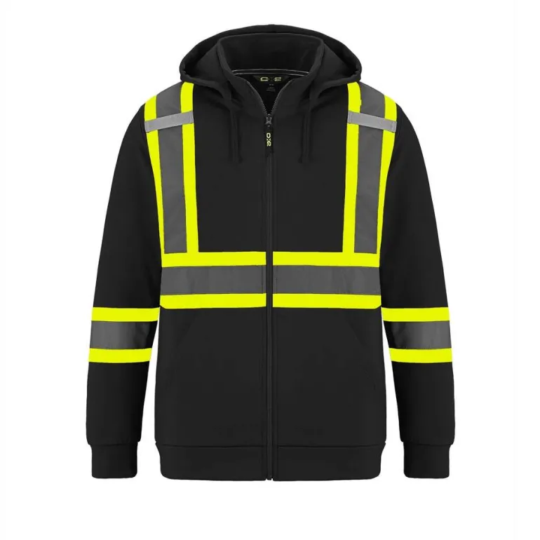 CX2 HiVis L01380 - Infinity Hi-Vis Polyester Full Zip Hodie