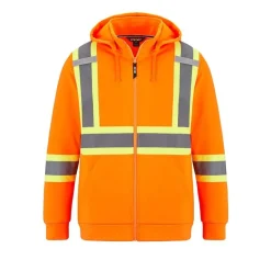 CX2 HiVis L01380 - Infinity Hi-Vis Polyester Full Zip Hodie