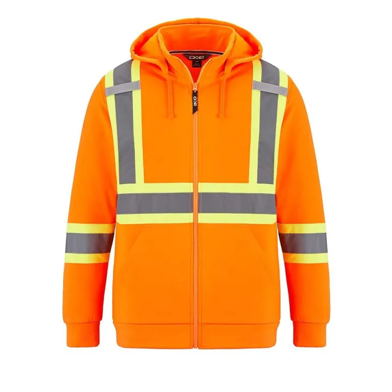 CX2 HiVis L01380 - Infinity Hi-Vis Polyester Full Zip Hodie