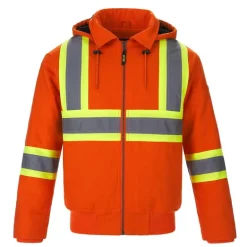 CX2 HiVis L01290 - International Hivis Bomber Jacket With Sherpa Lining