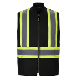 CX2 HiVis L01295 - Titan Hivis Vest With Sherpa Lining