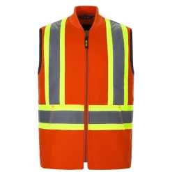CX2 HiVis L01295 - Titan Hivis Vest With Sherpa Lining