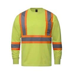 CX2 Hivis S05995 - Paramount Cotton Hivis Long Sleeve Tshirt