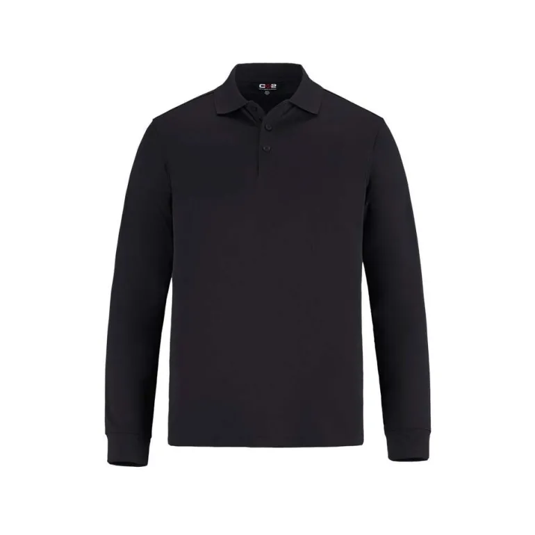 CX2 S05737 - Birdie Men's Long Sleeve Pique Mesh Polo