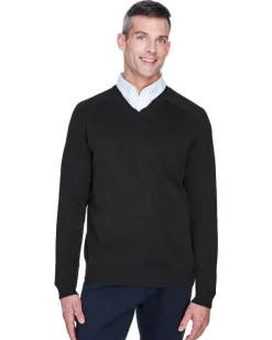 Devon & Jones D475 - Airspun Cotton Lightweight V-Neck Sweater