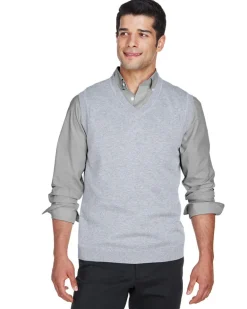 Devon & Jones D477 - Airspun Cotton Unisex V-Neck Vest