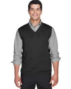 Devon & Jones D477 - Airspun Cotton Unisex V-Neck Vest