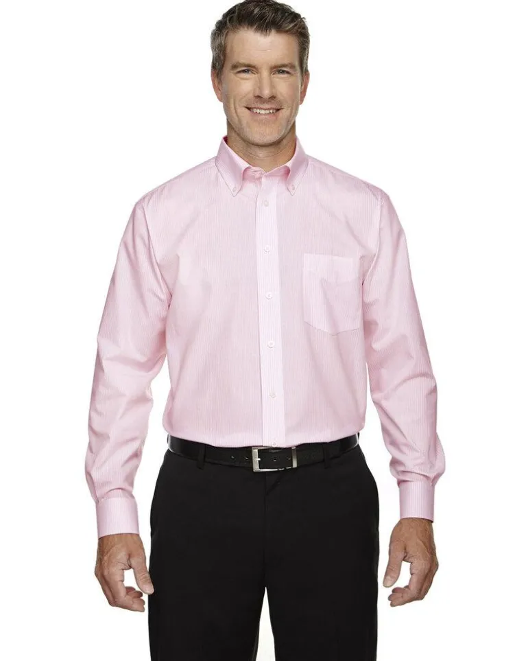 Devon & Jones D645 - Men's Crown Collection Banker Stripe