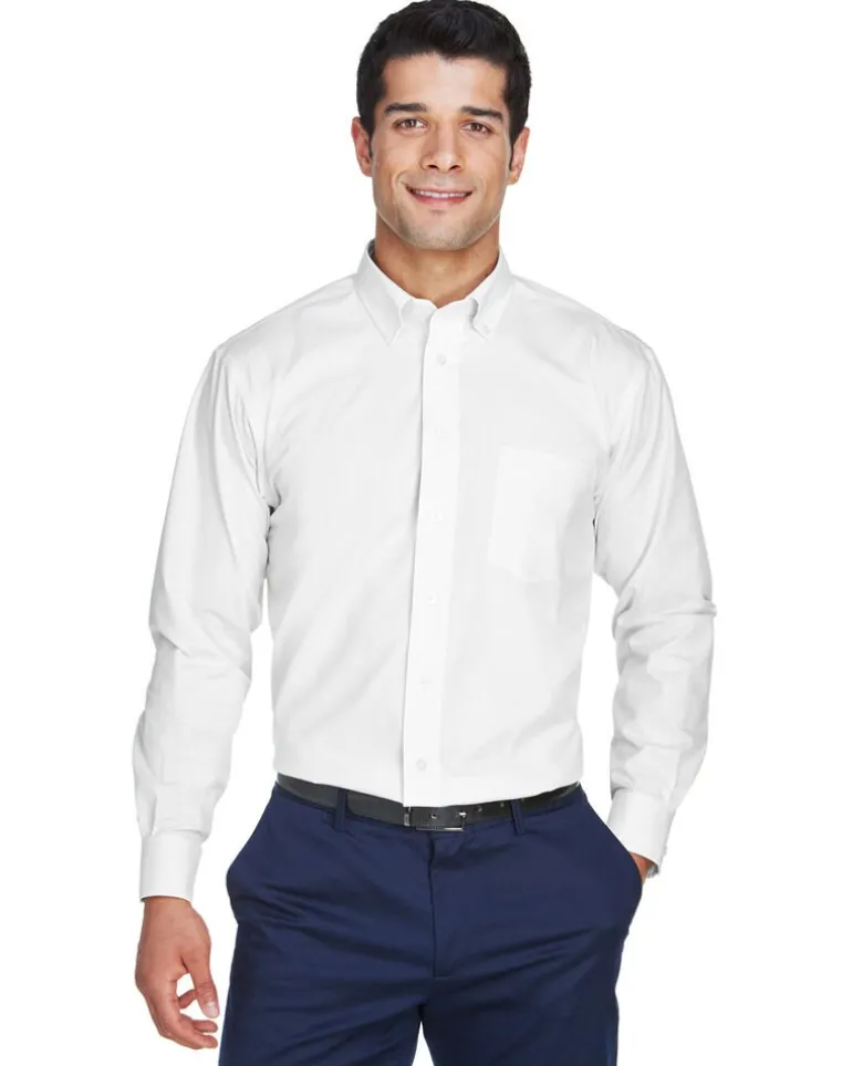 Devon & Jones D630 - Men's Crown Collection Solid Oxford