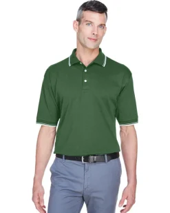 Devon & Jones D140 - Men's Tipped Perfect Pima Interlock Polo