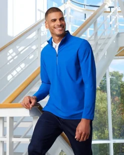 Devon & Jones DG410 - Crownlux Performance® Men's Windsor Welded Quarter-Zip