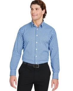 Devon & Jones DG536 - Crownlux Performance® Men's Gingham Shirt