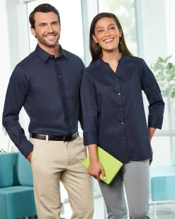 Devon & Jones DG560 - Men's Crown Collection Stretch Broadcloth Slim Fit Shirt