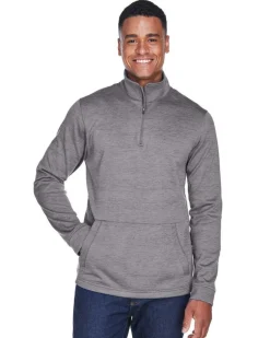 Devon & Jones DG798 - Men's Newbury Mélange Fleece Quarter-Zip