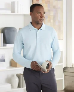 Devon & Jones DG170 - Men's DRYTEC20 Performance Long-Sleeve Polo