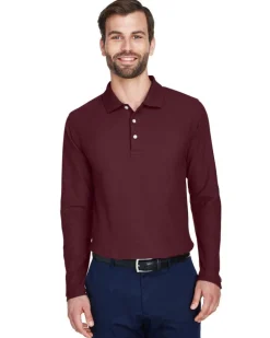 Devon & Jones DG170 - Men's DRYTEC20 Performance Long-Sleeve Polo