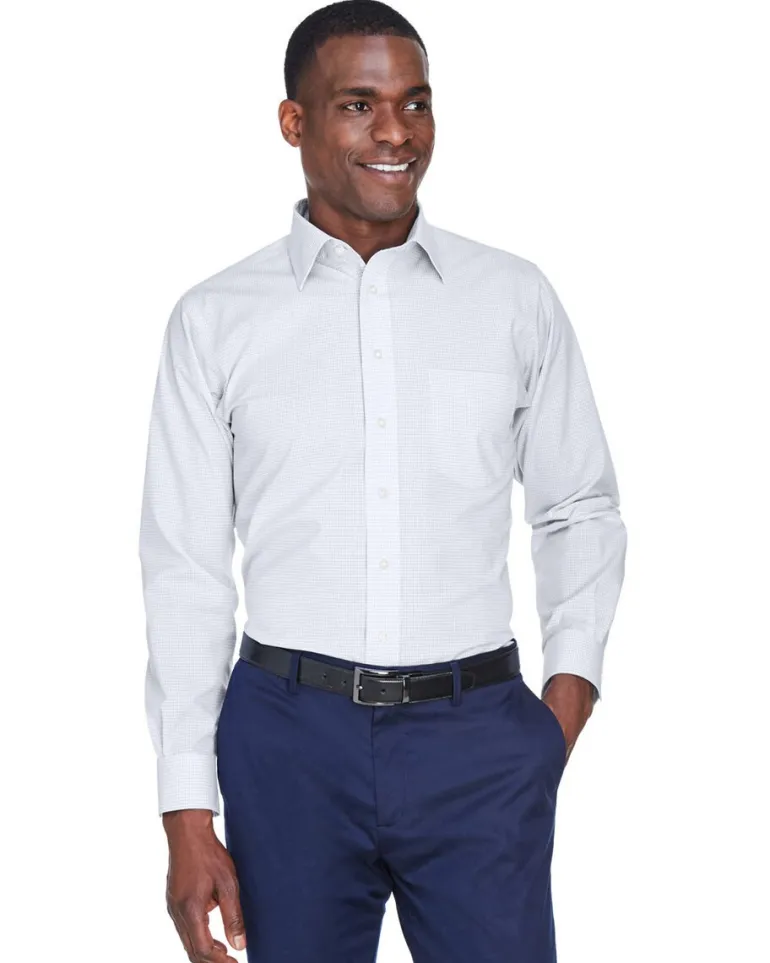 Devon & Jones DG510 - Men's Crown Collection Micro Tattersall