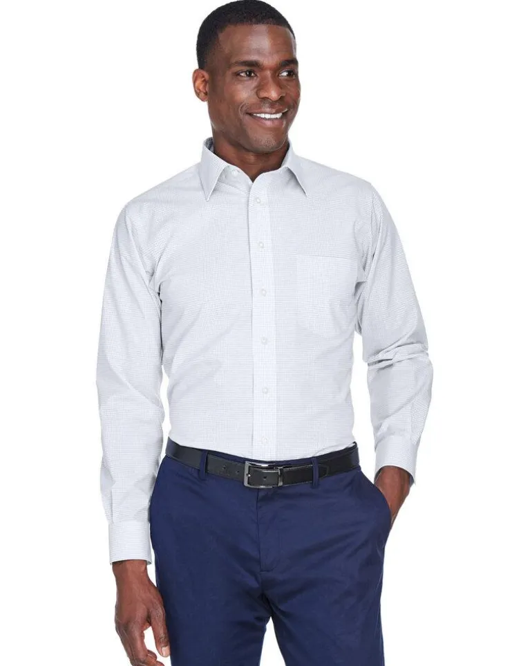 Devon & Jones DG510 - Men's Crown Collection Micro Tattersall