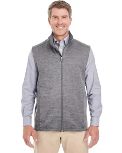 Devon & Jones DG797 - Men's Newbury Mélange Fleece Vest