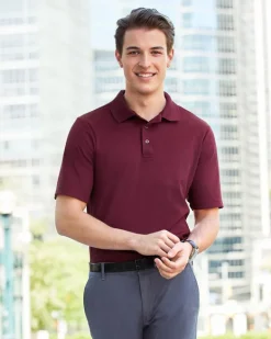 Devon & Jones DG20 - Men's CrownLux Performance Plaited Polo