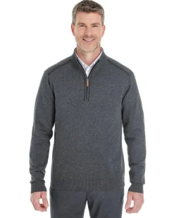 Devon & Jones DG478 - Men's Manchester Fully-Fashioned Half-Zip Sweater