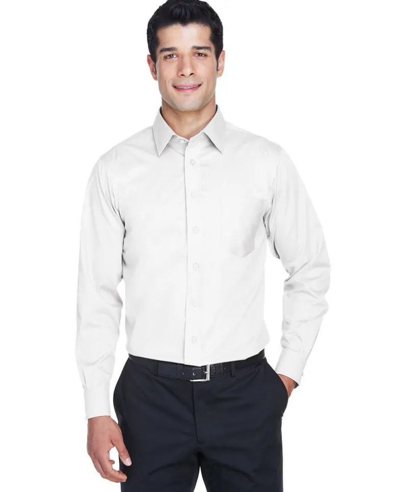 Devon & Jones DG530T - Men's Tall Crown Collection Solid Long-Sleeve Stretch Twill
