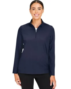 Devon & Jones DG410W - Crownlux Performance® Ladies Windsor Welded Quarter-Zip