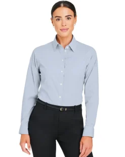 Devon & Jones DG537W - Crownlux Performance® Ladies Microstripe Shirt