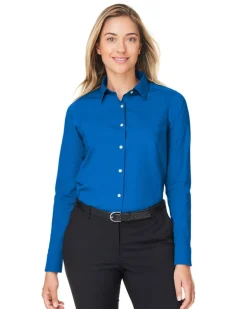 Devon & Jones DG505W - CrownLux Performance® Ladies Spencer Poplin Shirt