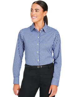 Devon & Jones DG536W - Crownlux Performance® Ladies Gingham Shirt