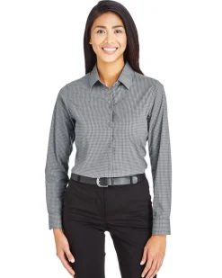 Devon & Jones DG535W - Ladies CrownLux Performance Tonal Mini Check Shirt