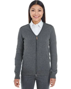 Devon & Jones DG478W - Ladies Manchester Fully-Fashioned Full-Zip Sweater