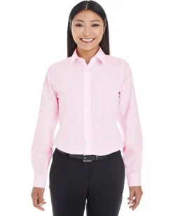Devon & Jones DG534W - Ladies Crown Collection Striped Shirt