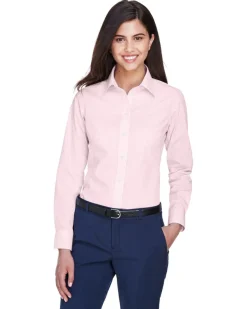 Devon & Jones D640W - Ladies Crown Collection Gingham Check