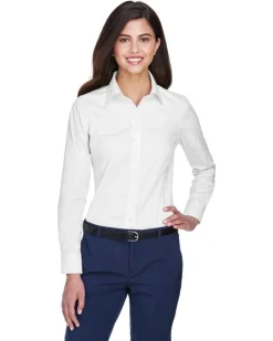 Devon & Jones D630W - Ladies Crown Collection Solid Oxford