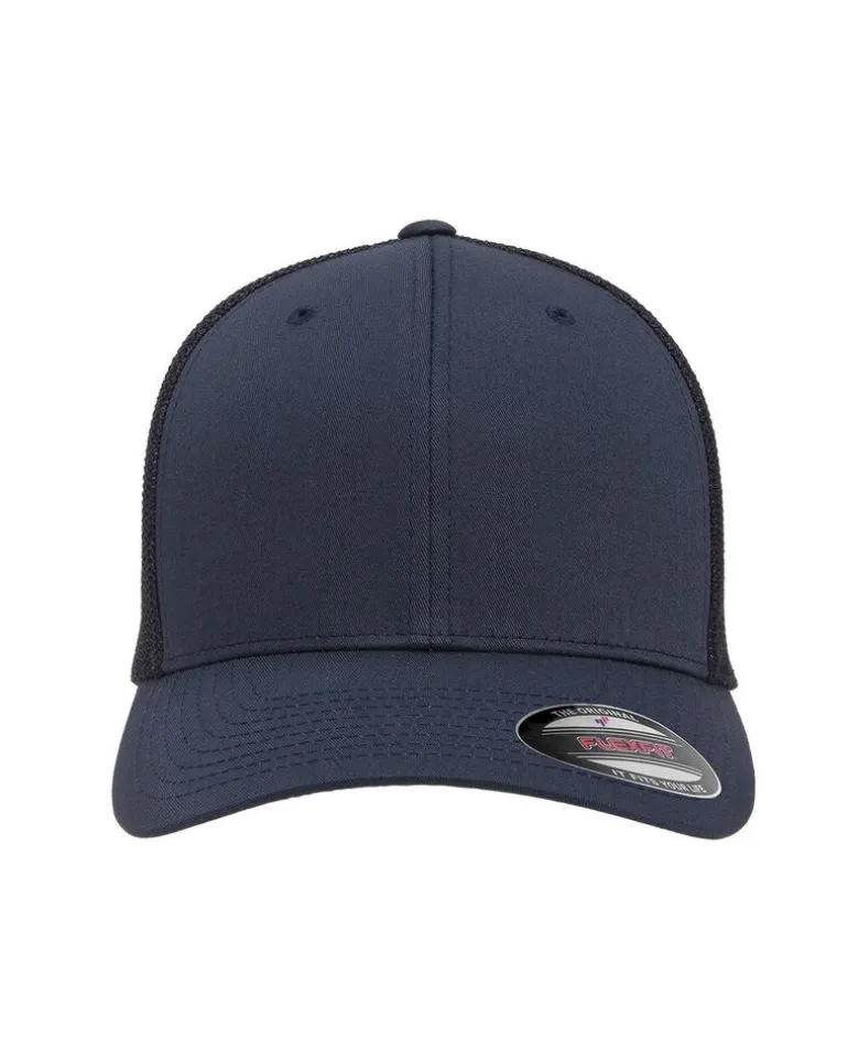 Flexfit 6511 - 6-Panel Structured Trucker Cap with Mesh