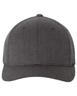 Flexfit FF6477 - Premium Wool Blend Structured Fitted Cap with Permacurv Visor